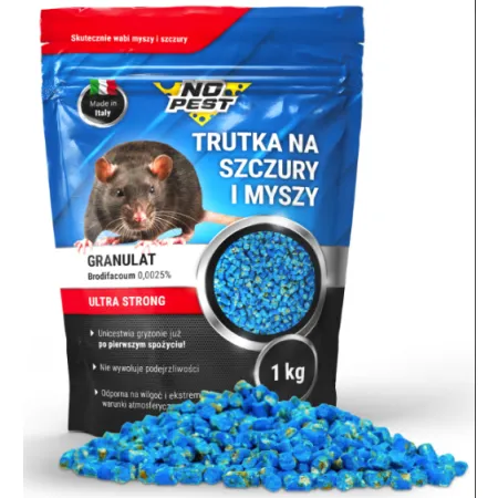 No Pest | Brodifacoum | 0,025g | Granulaat | Sterk | 1 kg